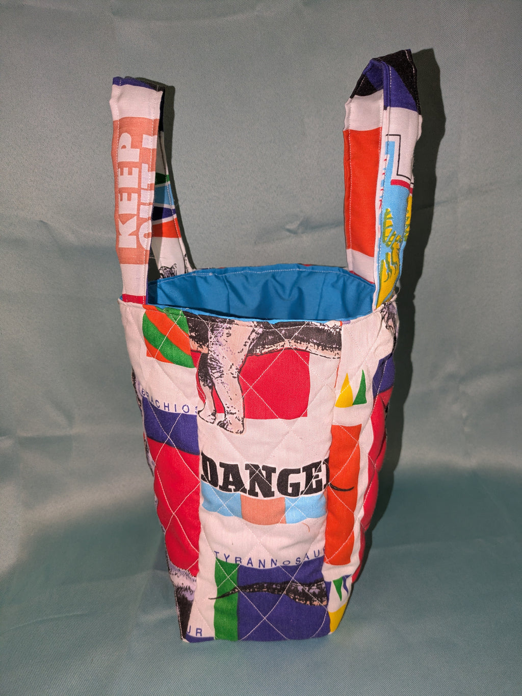 Jurassic Park- mini quilted tote bag
