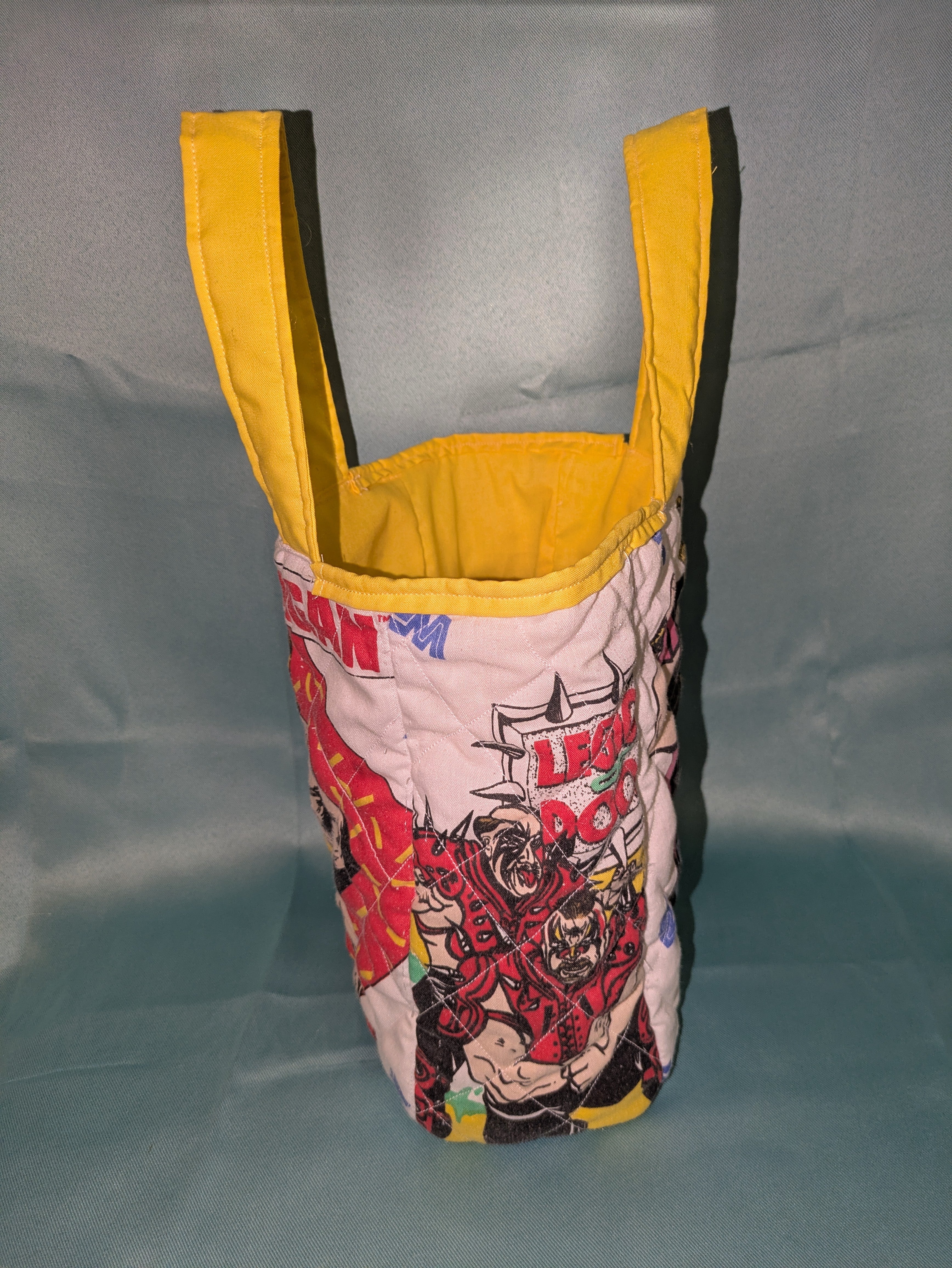 WWF wrestling- Mini quilted bag