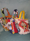 Custom Quilted mini tote bag