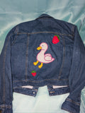Strawberry Goose Jean Jacket